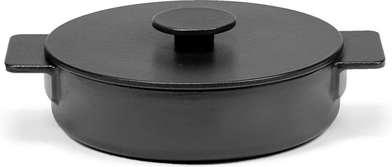 Surface by Sergio Herman - Braadpan - Gietijzer - 1,7L - Ø 23cm by Serax in Black – product photo