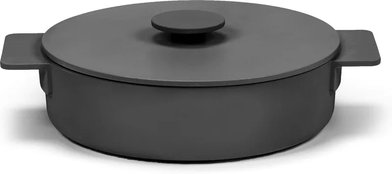 Surface by Sergio Herman - Braadpan - Gietijzer - 2,6L - Ø 26cm de Serax en Noir – photo produit