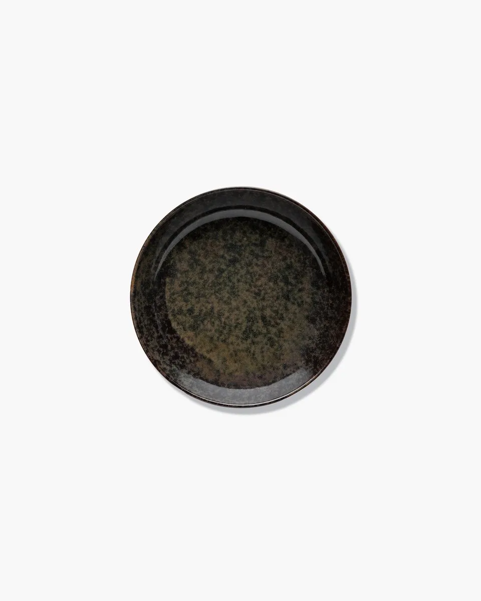 Surface By Sergio Herman Diep Bord- Ø19cm x H4cm - 4 stuks - Indi Grey van Serax in Terracotta – productfoto
