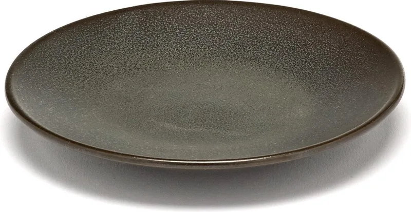 Surface By Sergio Herman Espresso Kop Schoteltje Inku Groen-Brons D 12 cm H 1.6 cm by Serax in Green – product photo