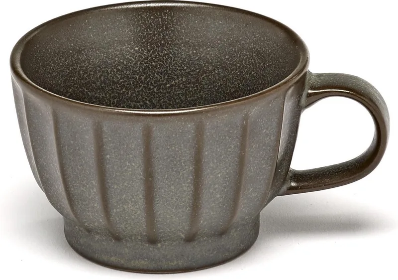 Surface By Sergio Herman Koffie Kopje Inku Groen-Brons D 8.5 cm H 5.5 cm by Serax in Green – product photo