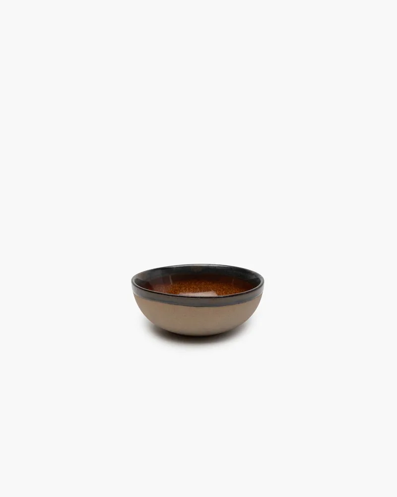 Surface by Sergio Herman Kom - Large - Ø13cm x H5cm - Grijs en Rusty Brown - 4 stuks de Serax en Gris, Roest – photo produit