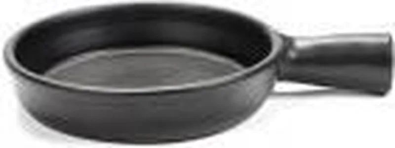 Surface By Sergio Herman Steelpan - Terracotta - S - Ø14 cm x H4,2 cm by Serax in Black – product photo