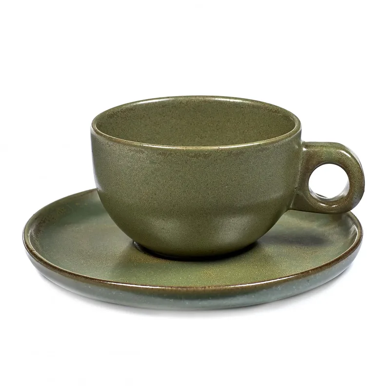 Surface Cappuccinotasse 23cl Camogreen fra Serax – produktbillede