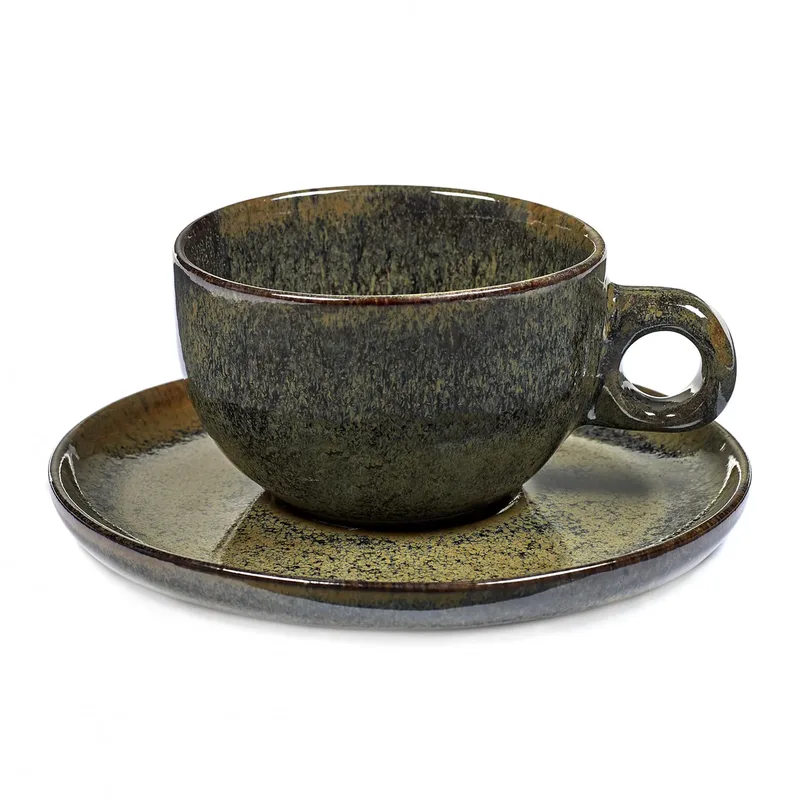 Surface Cappuccinotasse 23cl Indi grey fra Serax – produktbillede