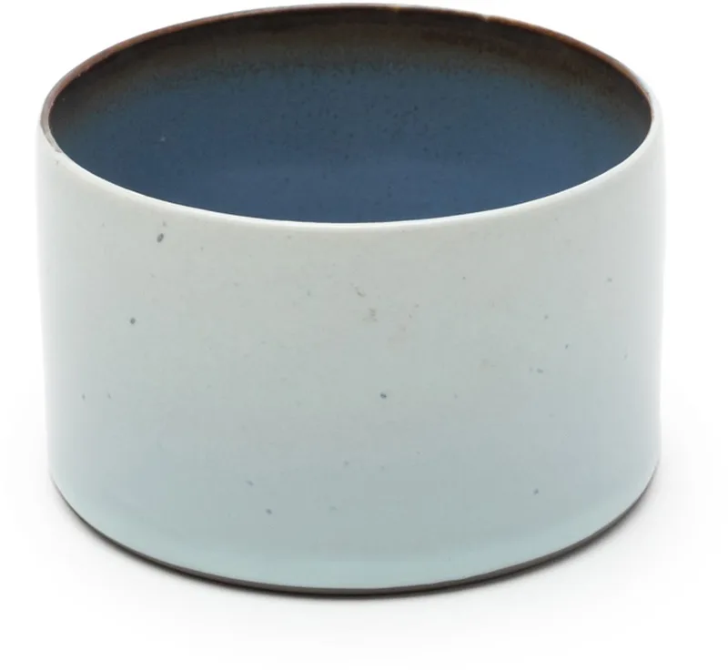Terres de Rêves Beker - Ø7,5 x H5 - Light Blue / Smokey Blue - 8 stuks by Serax in Light blue, Smokey blue – product photo