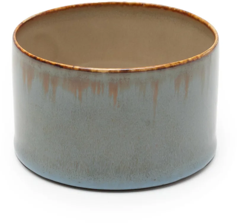 Terres de Rêves Beker - Ø7,5 x H5 - Smokey Blue / Misty Grey - 8 stuks by Serax in Smokey Blue, Misty Grey – product photo