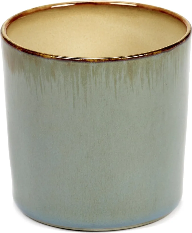 Terres de Rêves Beker - Ø7,5 x H7,5 - Smokey Blue / Misty Grey - 8 stuks von Serax in Smokey Blue, Misty Grey – Produktfoto