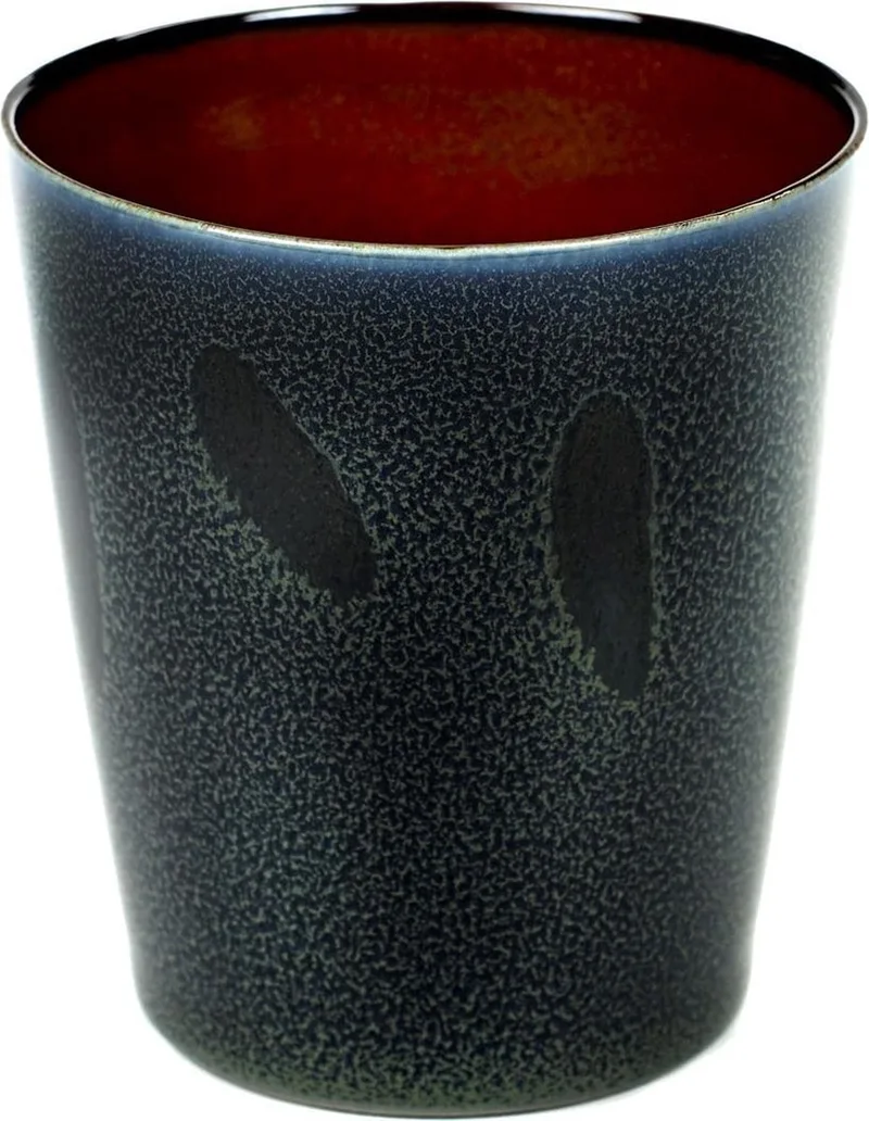 Terres de Rêves Beker - Ø8,5 x H9,5 - Dark Blue / Rust - 8 stuks de Serax en Bleu foncé, Rust – photo produit