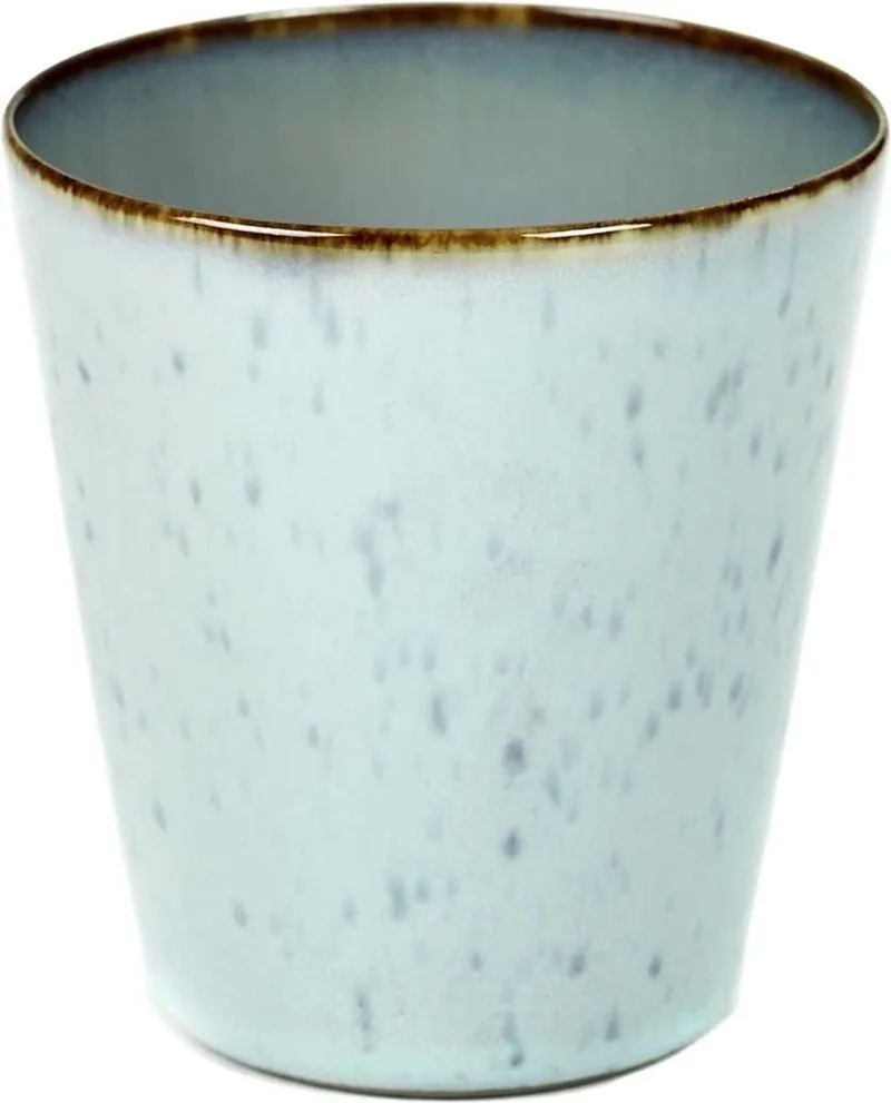 Terres de Rêves Beker - Ø8,5 x H9,5 - Light Blue / Smokey Blue - 8 stuks de Serax en Bleu clair, Smokey blue – photo produit