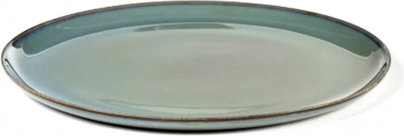 Terres de Rêves bord- M - 22 cm - smokey blue- set van 2 by Serax in Smokeyblue – product photo