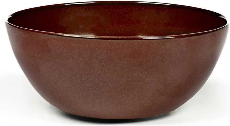 Terres de Rêves Bowl M - Ø13,7 x H6 - 4 stuks by Serax in Rust – product photo