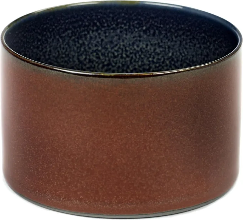 Terres de Rêves by Anita Le Grelle Beker - D7,5x5 cm - Rust/dark blue de Serax en Rust smokey blue – photo produit