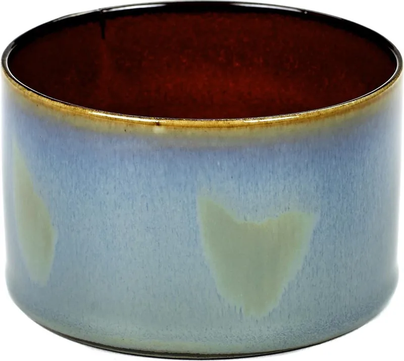 Terres de Rêves by Anita Le Grelle Beker - D7,5x5 cm - Smokey blue/rust by Serax in Smokey blue – product photo