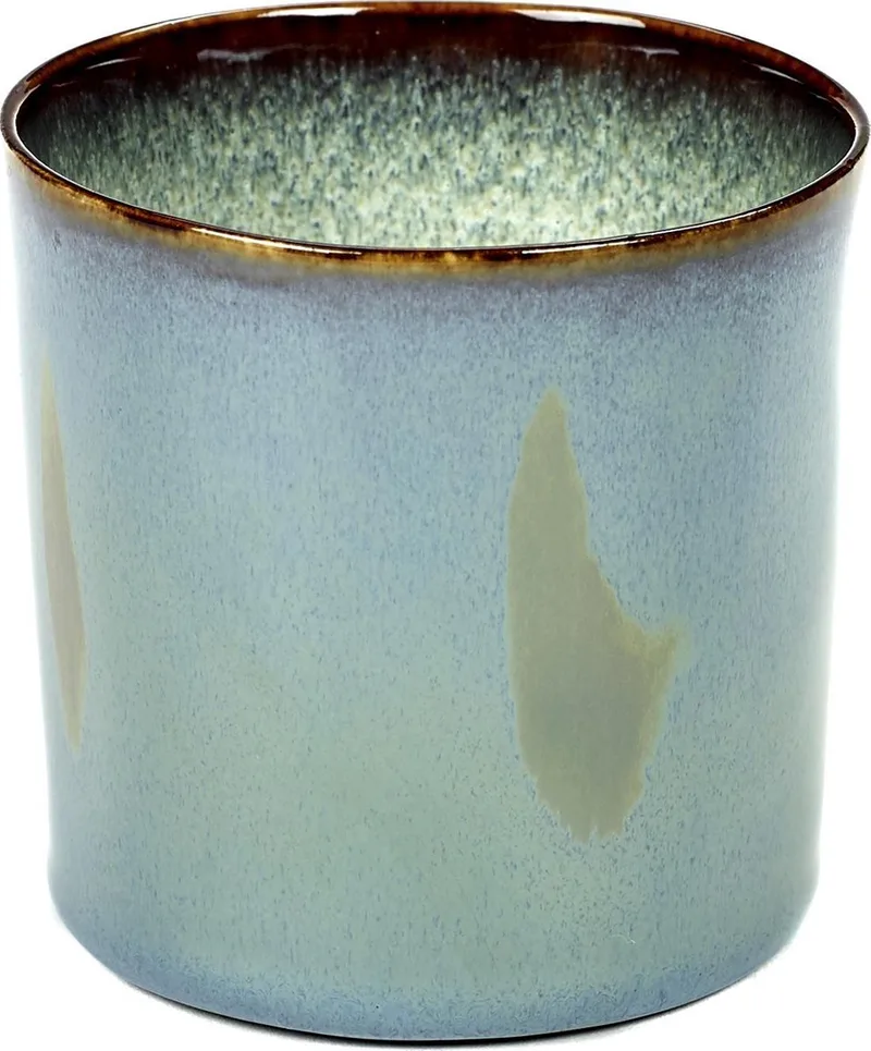 Terres de Rêves by Anita Le Grelle Beker - D7,5x7,5 cm by Serax in Smokey blue – product photo