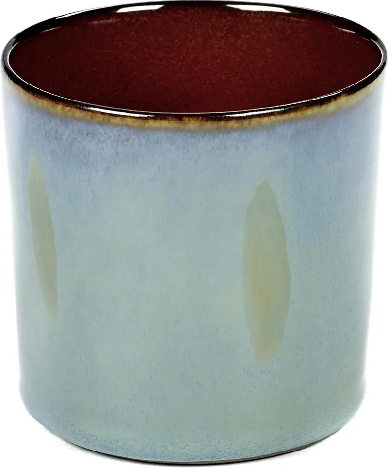 Terres de Rêves by Anita Le Grelle Beker - D7,5x7,5 cm - Smokey blue/rust de Serax en Smokey blue – photo produit
