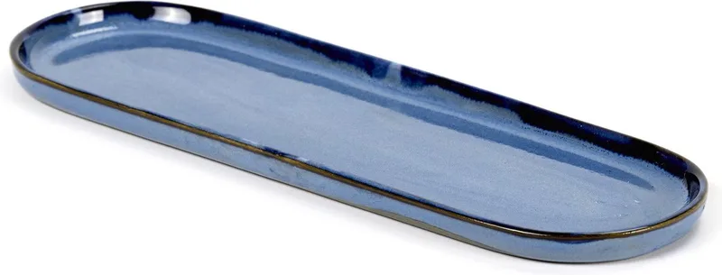 Terres De Rêves by Anita Le Grelle Bord Ovaal - 28X9xH1,3cm - Blauw de Serax en Bleu – photo produit