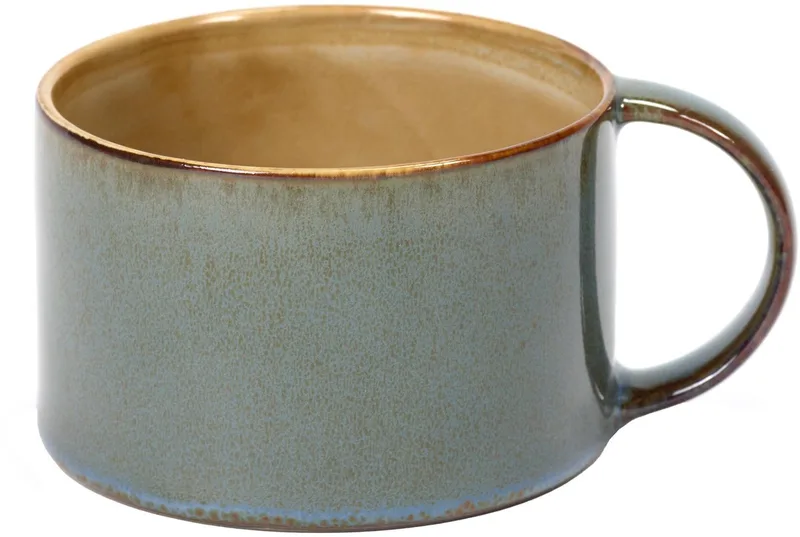 Terres de Rêves by Anita Le Grelle Koffiekop - Ø8xH5,1 cm - Misty Grey/Smokey Blue de Serax en Smokey blue – photo produit