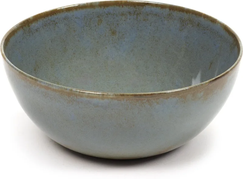 Terres de Rêves by Anita Le Grelle Serveerkom - L - Ø15x6 cm von Serax in Smokey blue – Produktfoto