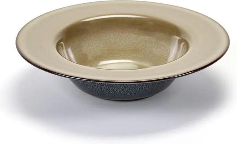 Terres de Rêves by Anita Le Grelle Soepbord - 21,3 cm - misty grey/dark blue de Serax en Misty grey dark blue – photo produit