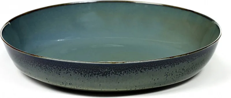 Terres de reves diep bord 21 cm - 2 stuks by Serax in Smokeyblue, Darkblue – product photo