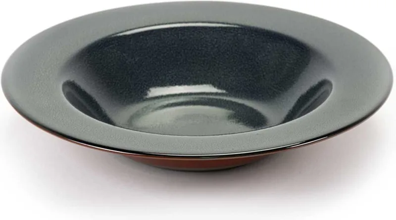Terres de Rêves Pastabord - Ø27,3 cm - 2 stuks de Serax en Dark blue-Rust – photo produit