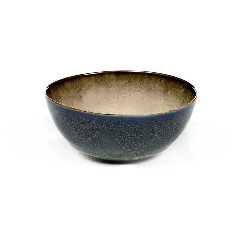 Terres de Rêves Schale S Misty grey-dark blue von Serax – Produktfoto