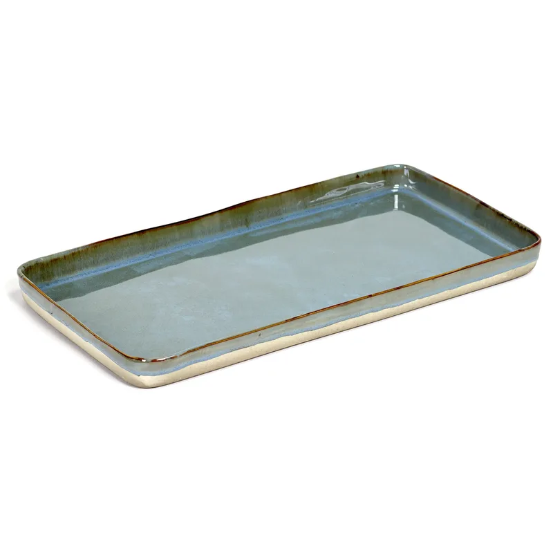 Terres de Rêves bord 18 x 37cm Smokey blue van Serax – productfoto