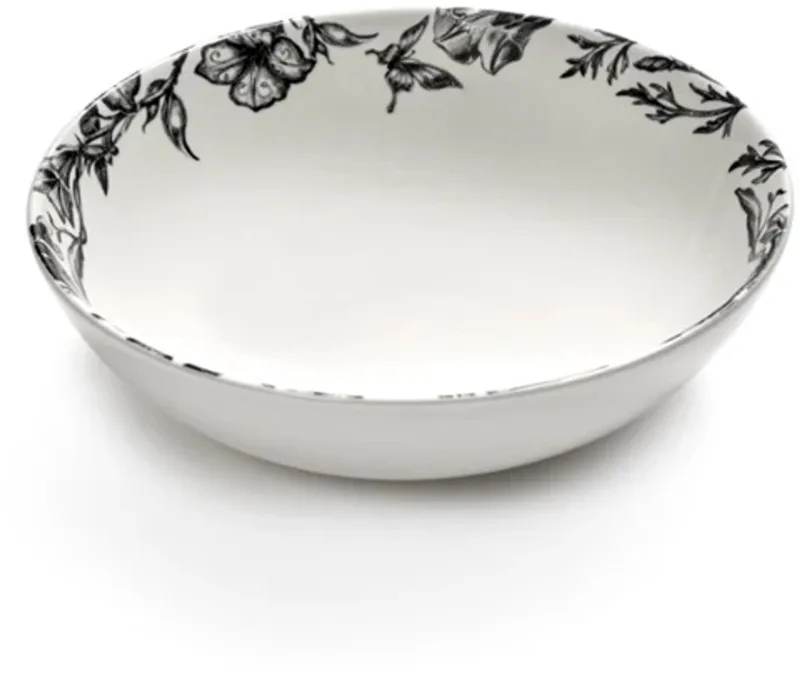 Tomorrowland Unity Enchanted Garden bowl D18cm H5.5cm zwart von Serax in Weiß – Produktfoto