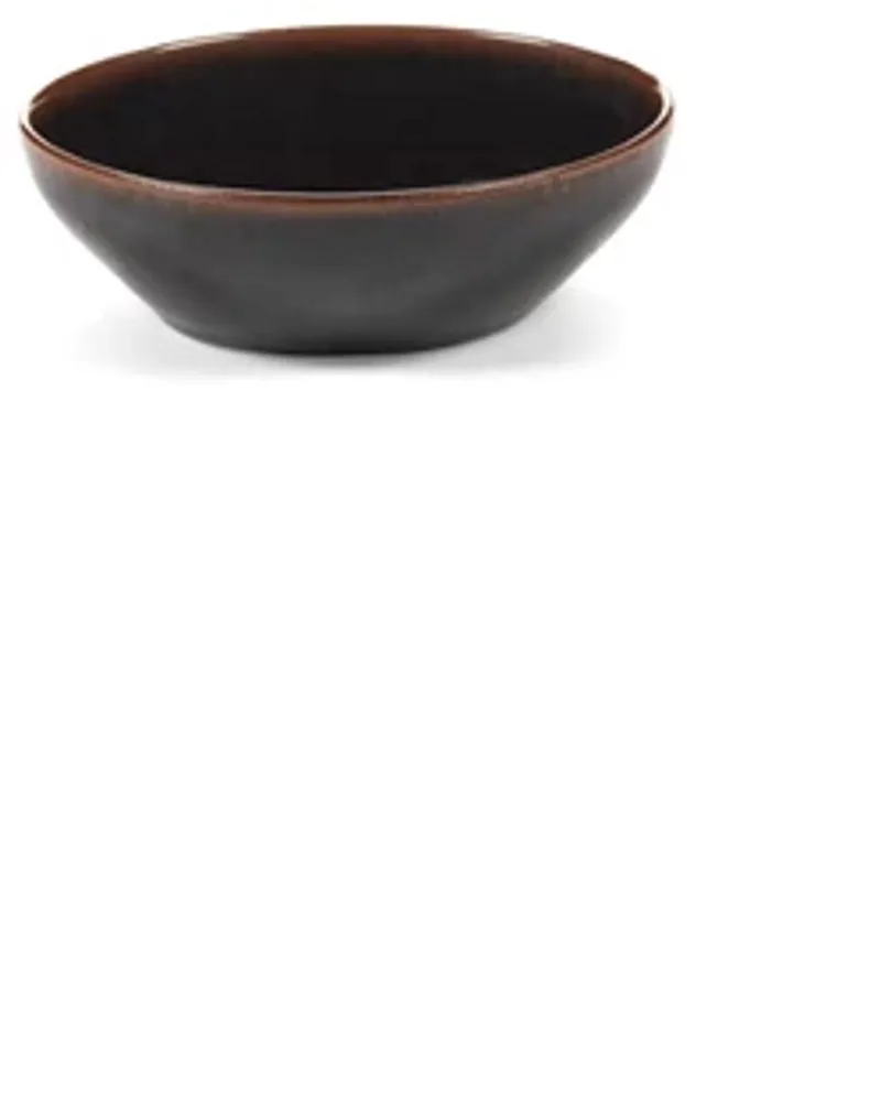 Uncharted Out of Lines bowl 15.5x13cm H5.7cm zwart by Serax in Brown – product photo