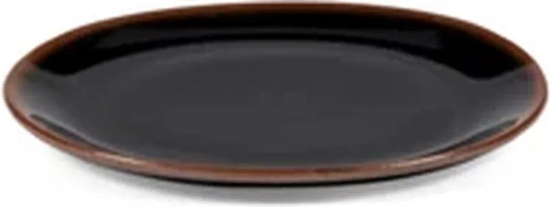 Uncharted Out of Lines plat bord 18x16cm zwart by Serax in Brown – product photo