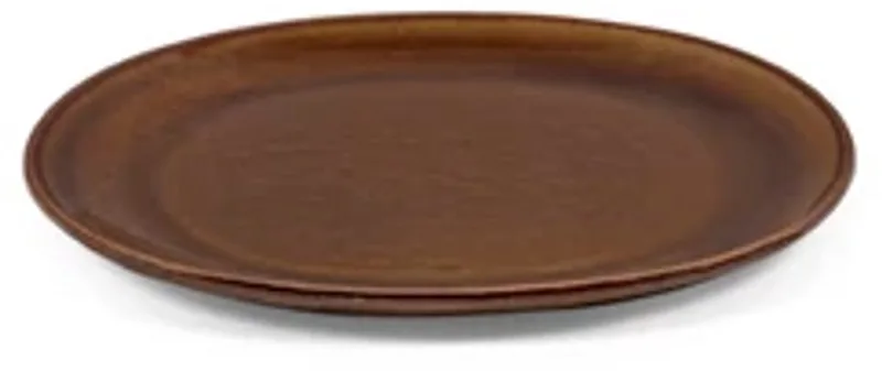 Uncharted Out of Lines plat bord 22.5x21cm ocher de Serax en Marron – photo produit