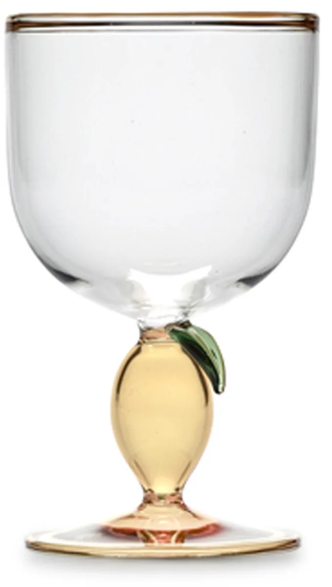 Wijnglas 06 van WAWW La Table - set van 4 by Serax in Yellow – product photo