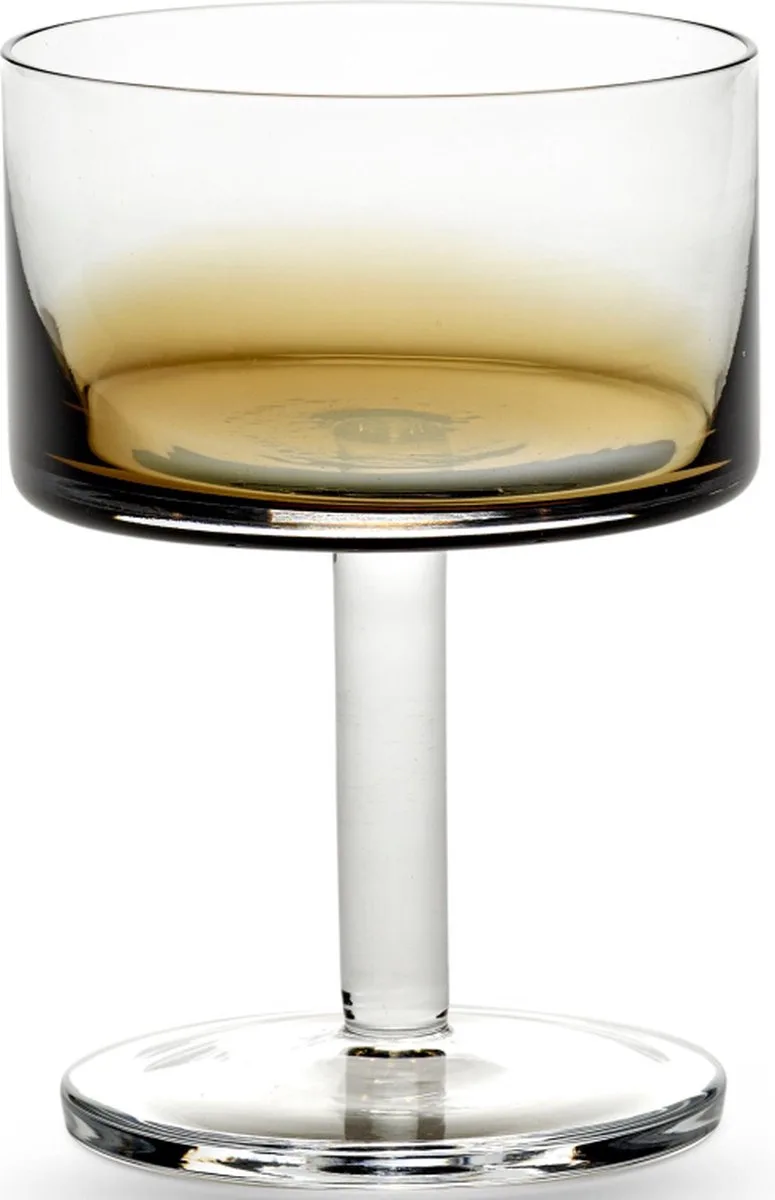 Zuma By Kelly Wearstler Coupe Champagneglazen Set Van 4 by Serax in Transparent – product photo