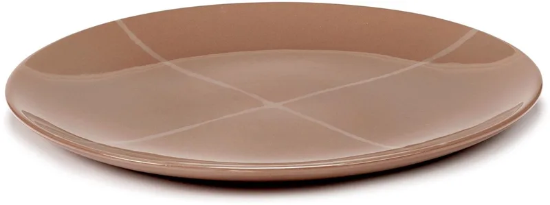 Zuma By Kelly Wearstler Dinerbord Ø28 Set Van 2 Sienna de Serax en Lichtbruin – photo produit