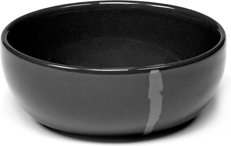 Zuma By Kelly Wearstler Kom Ø15 Set Van 2 Pacific by Serax in Dark grey – product photo