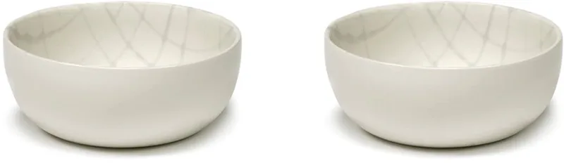 Zuma Schaal van Kelly Wearstler, Ø 12,5 cm, Zout / (set van 2) by Serax in White – product photo