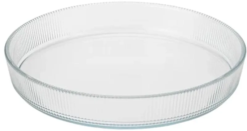 Pilastro ovenschaal D24cm helder van Stelton in Glas – productfoto