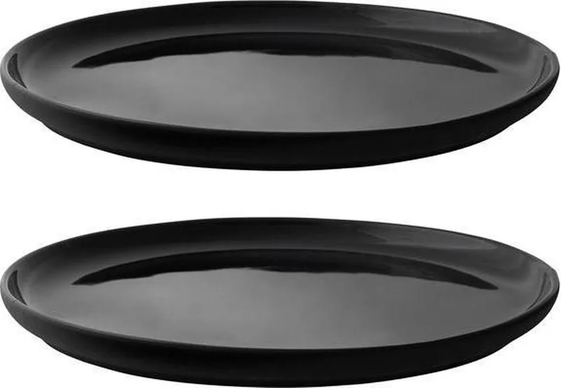 Theo ontbijtborden - 2 stuks by Stelton in Black – product photo