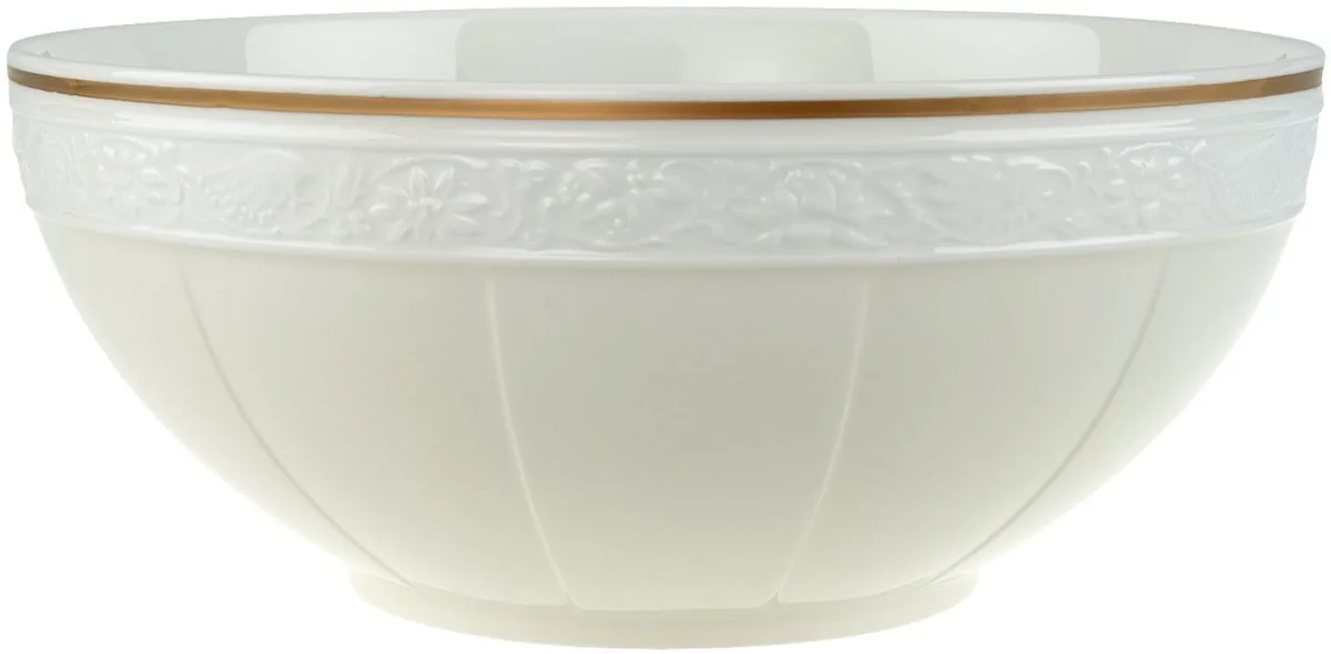 eetschaal - Rond - Geelkoper, Wit van Villeroy & Boch in Wit, Geel, Goud – productfoto