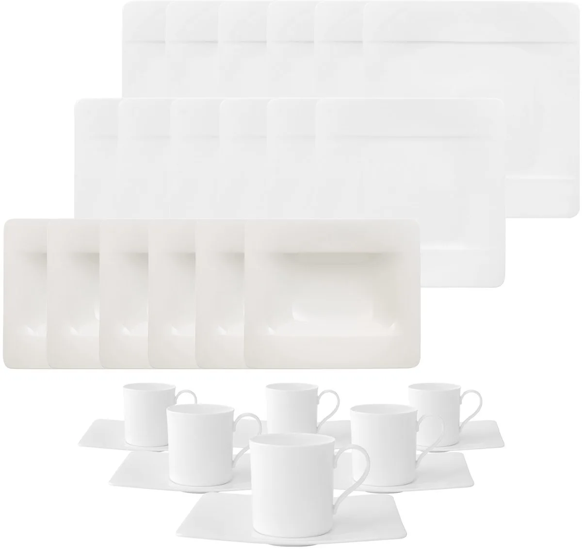 Kombiservice Modern Grace Set van 30 fra Villeroy & Boch i Wit-gekleurd – produktbillede