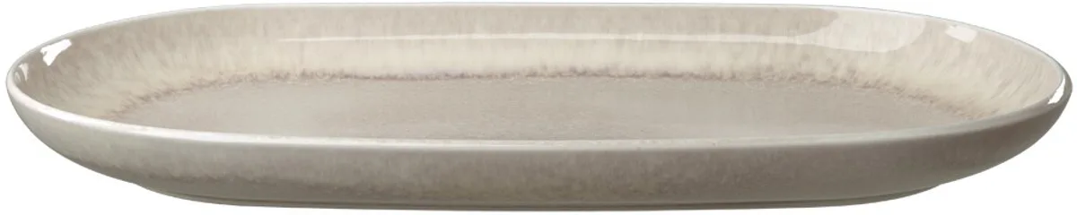 Servierplatte Perlemor Sand 34,2 x 18,1 cm van Villeroy & Boch in Beige – productfoto