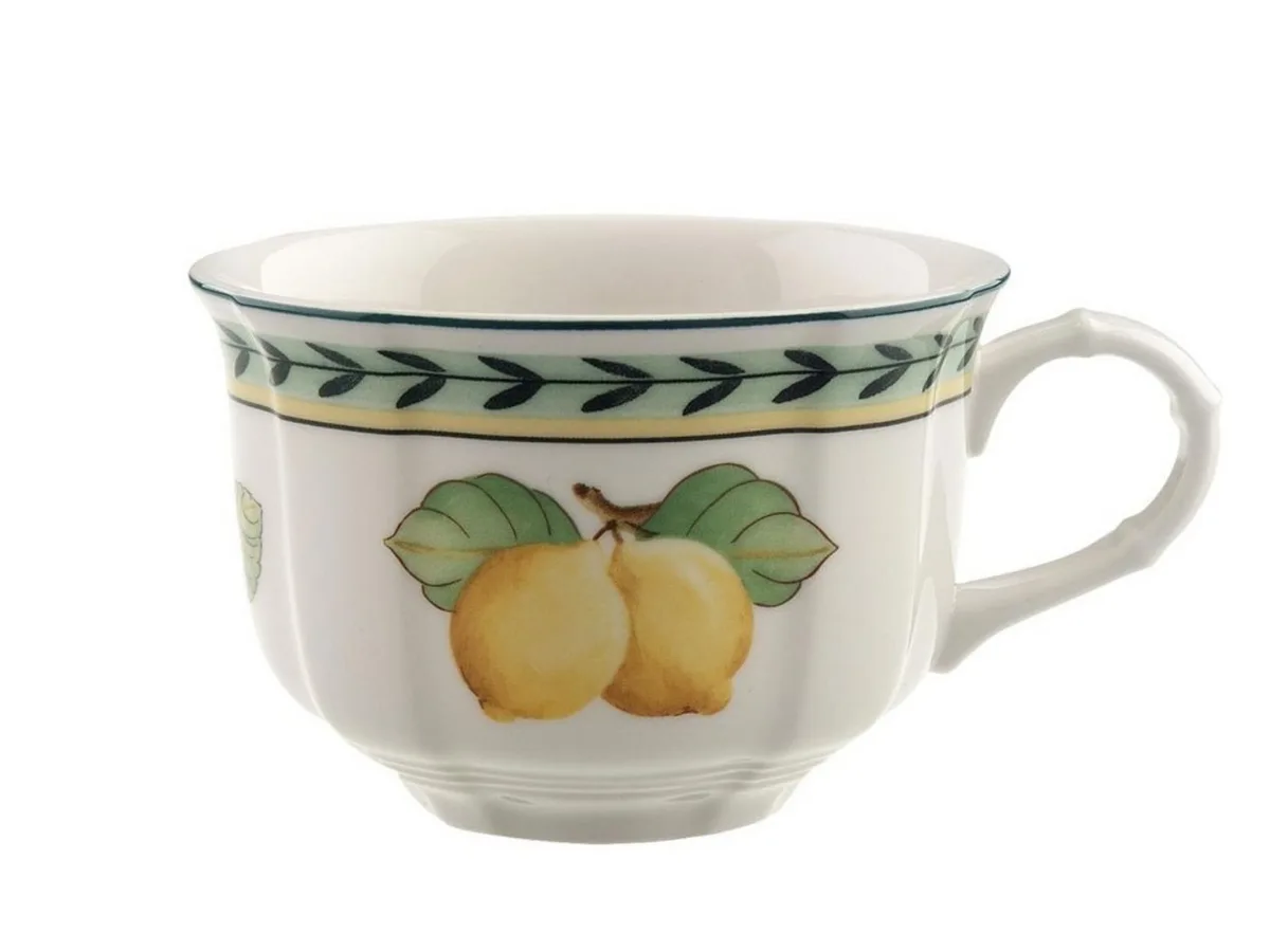 Tasse French Garden Fleurence Teeobertasse 0,12 l, Premium Porcelain från Villeroy & Boch i Vit – produktbild