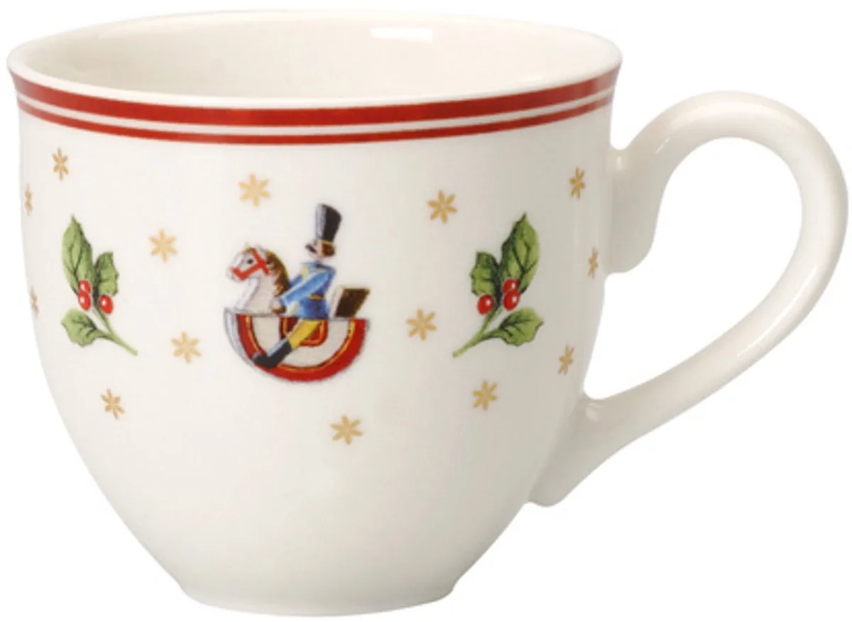 Toy's Delight Espressokop Kerst - 0.10 liter - Rood/wit van Villeroy & Boch in Rood – productfoto