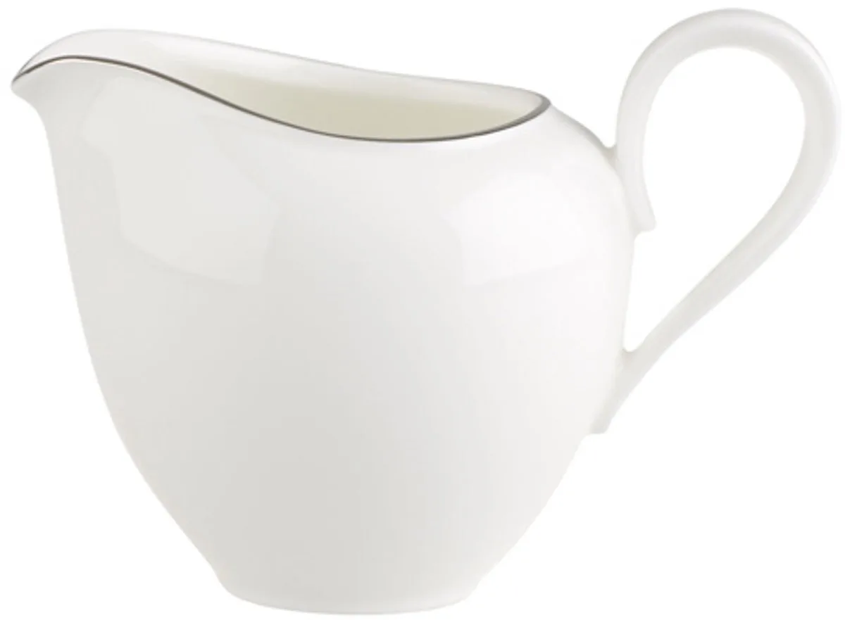 V&B Anmut platinum melkkan by Villeroy & Boch in White, Silver – product photo