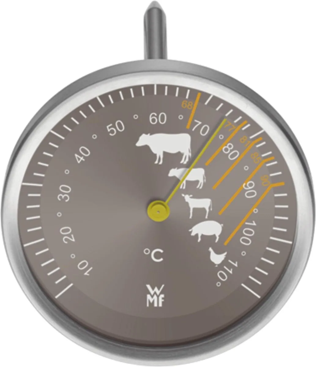 Digitale Braadthermometer - RVS - Nauwkeurig - Geschikt voor Vlees en Vis fra WMF i Sølv – produktbillede