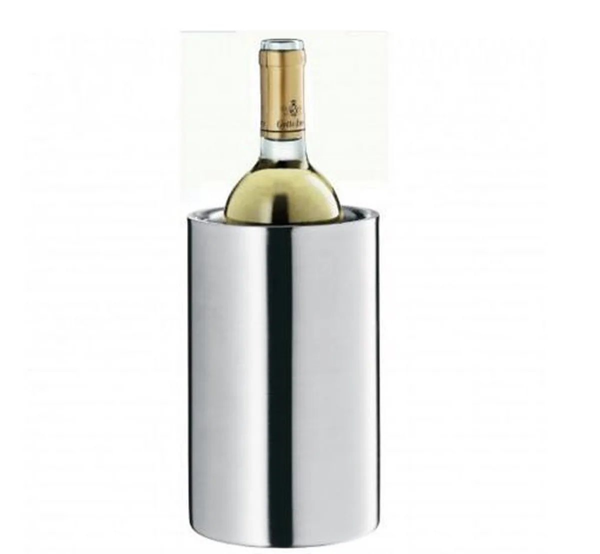 Manhattan - Wijnkoeler - Metallic RVS - Dubbelwandig - Modern Design van WMF in Zilver – productfoto