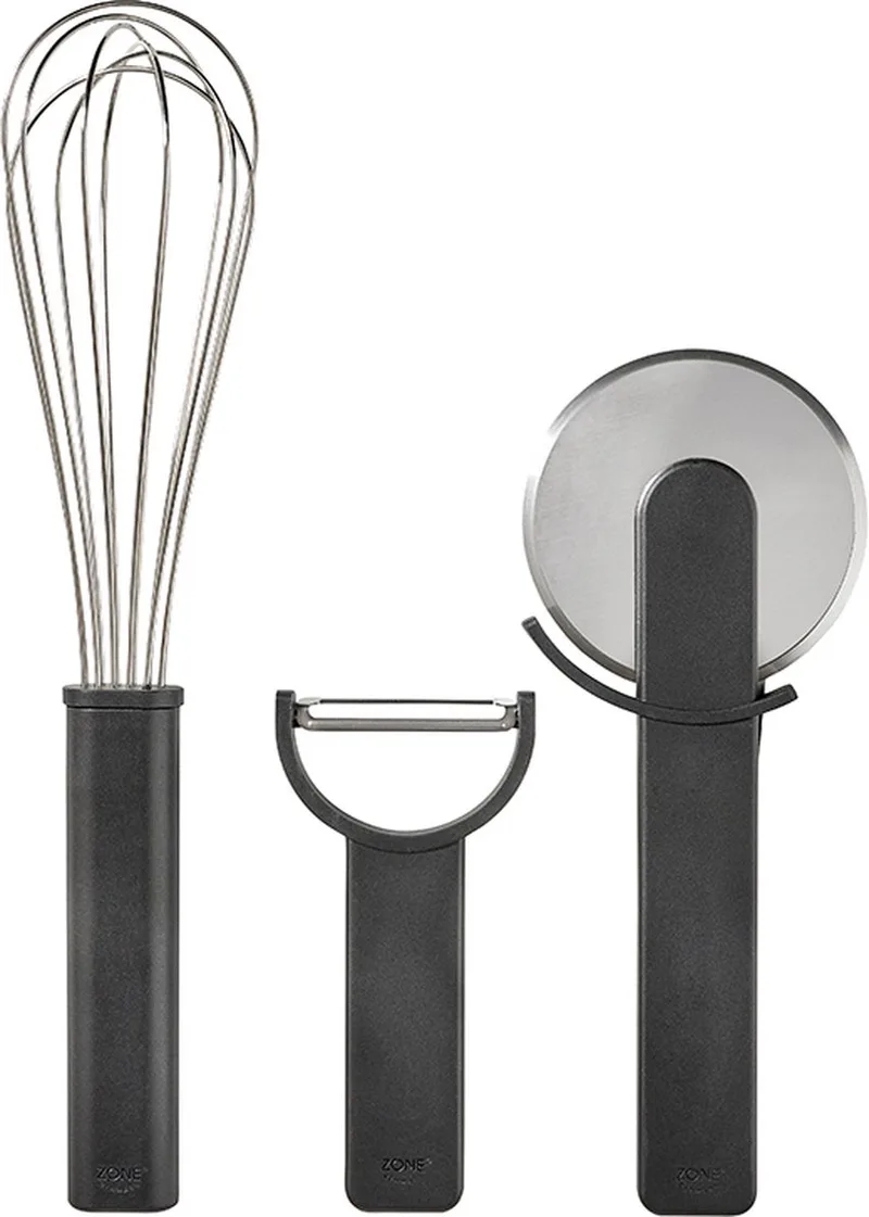 Singles Keukengerei set 3 stuks van Zone Denmark in Zwart – productfoto