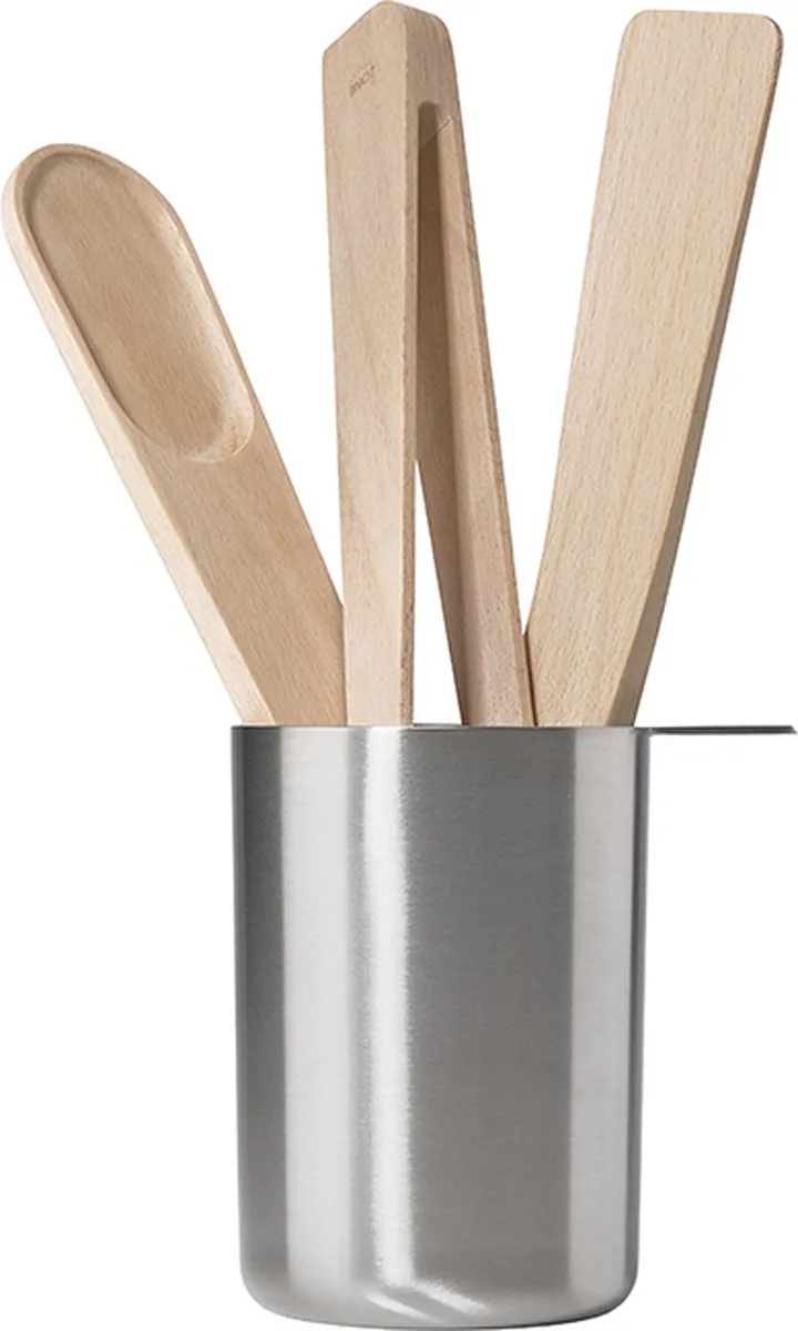 Singles Keukengerei set 4 stuks van Zone Denmark in Beech – productfoto