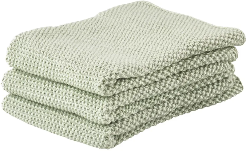 Vaatdoek 27 x 27 cm 3 stuks de Zone Denmark en Mint – photo produit